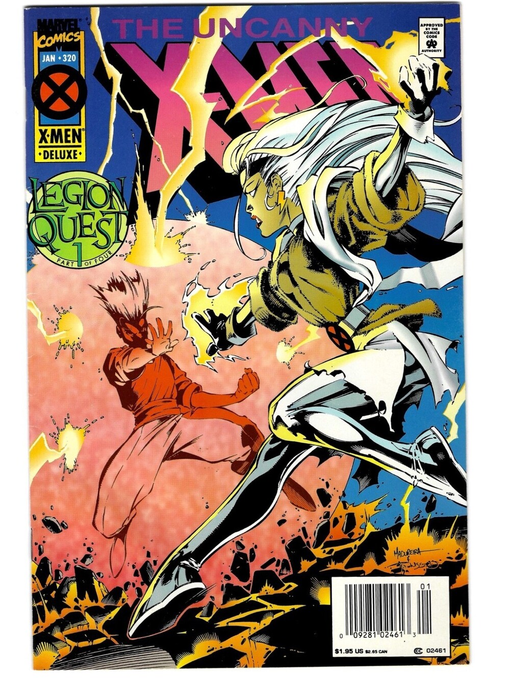 Uncanny X-Men Deluxe #320d Vol. 1 1995 Marvel Comics Variant Legion Quest Part 1
